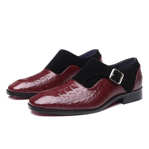 The Masson Suede Monk Strap Dress Shoes - Multiple Colors WD Styles 