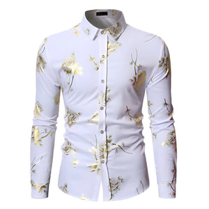 The Gold Rose Long Sleeve Shirt - Multiple Colors WD Styles White S 
