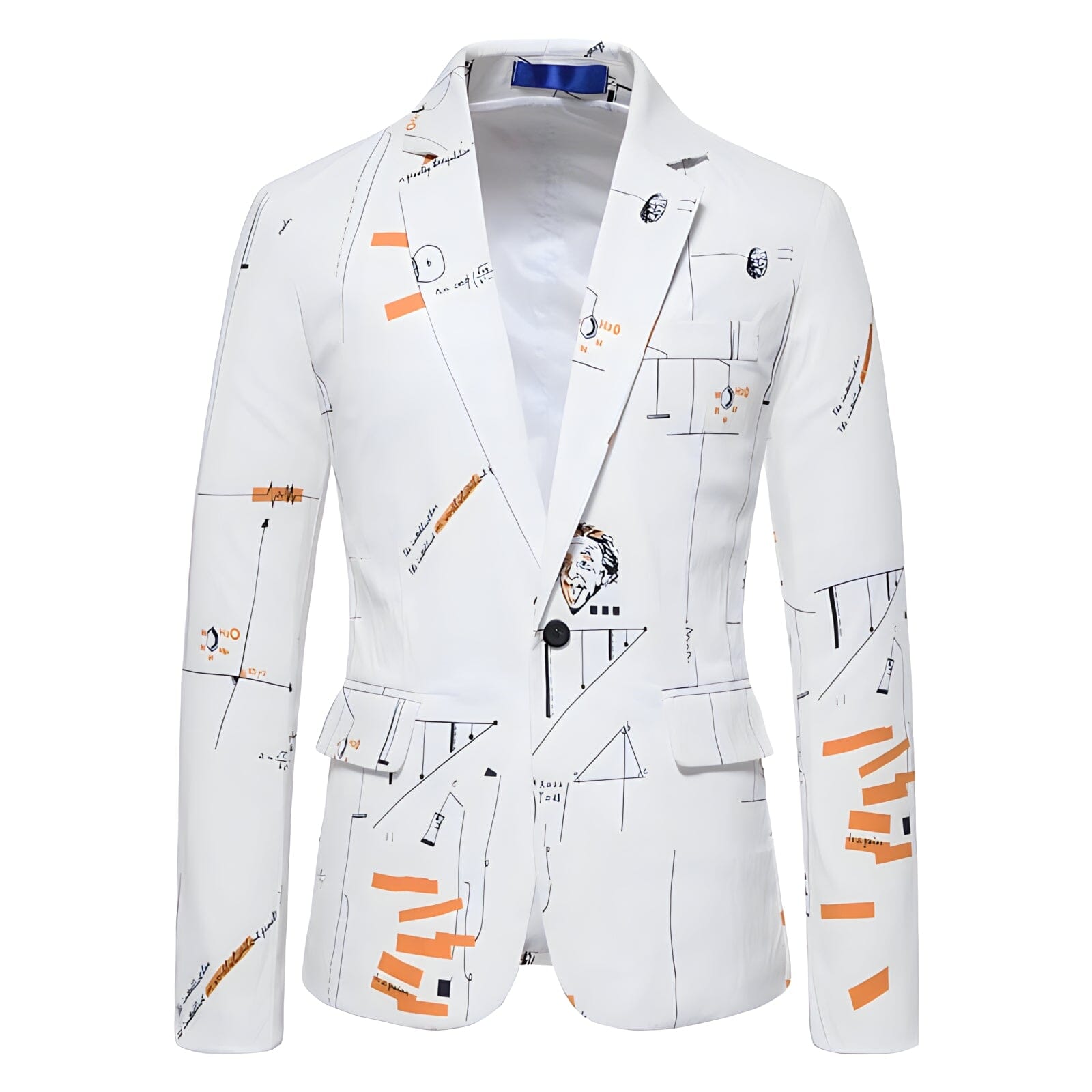 The Chauncey Slim Fit Blazer Suit Jacket - Multiple Colors WD Styles White S 