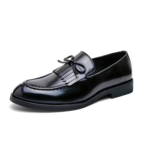 The Lawrence Suede Penny Loafers - Multiple Colors WD Styles Black US 6.5 / EU 39.5 