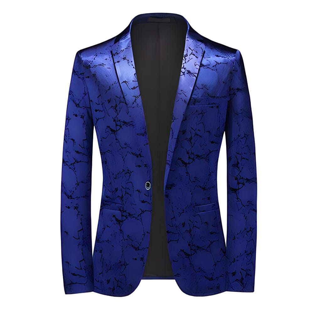 The Arnez Slim Fit Blazer Suit Jacket - Sapphire WD Styles XS 