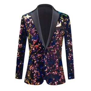 The Taurin Sequin Slim Fit Blazer Suit Jacket WD Styles 36R / XS 