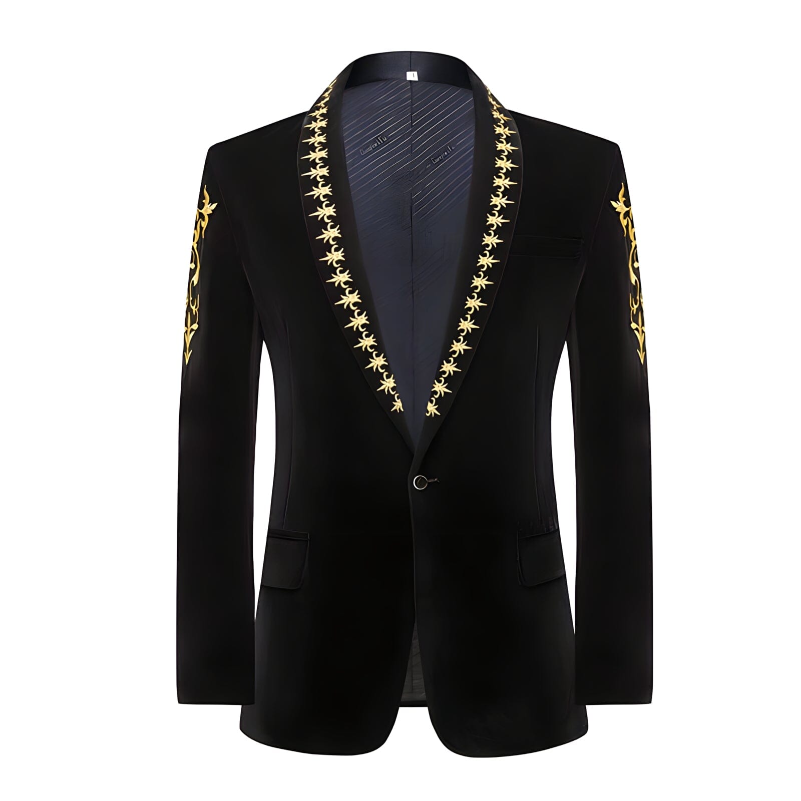 The Caesar Velvet Slim Fit Blazer Suit Jacket WD Styles XS 