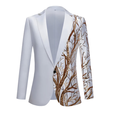 The Meridian Slim Fit Blazer Suit Jacket - White WD Styles 36R / XS 