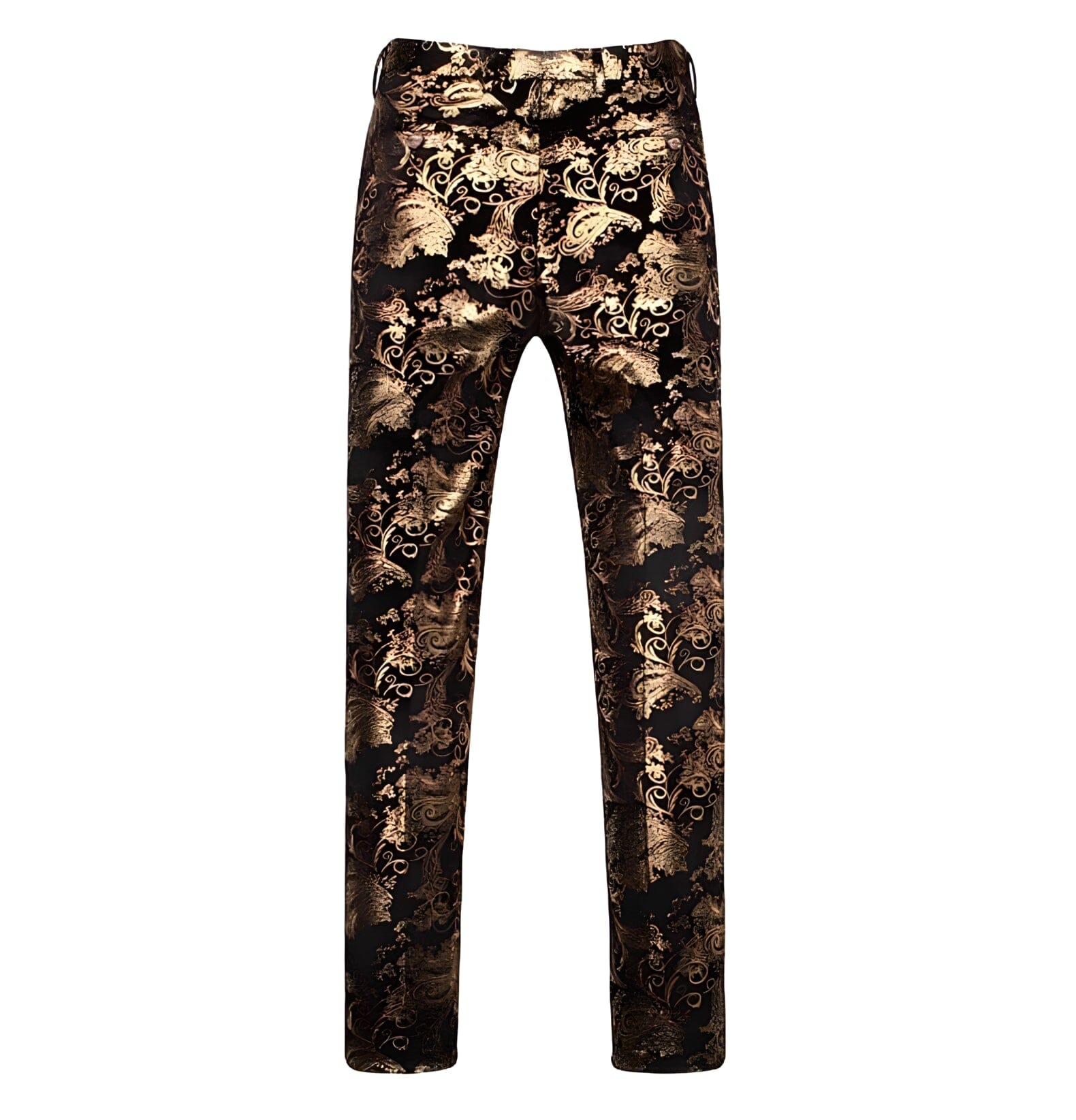 The Davide Slim Fit Dress Suit Pants Trousers - Multiple Colors WD Styles Gold XS 
