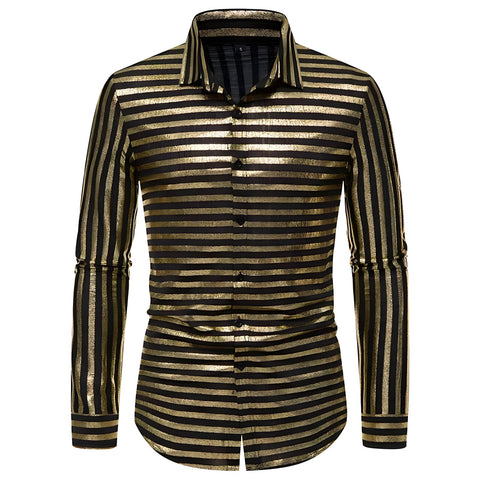 The Titus Long Sleeve Shirt - Multiple Colors WD Styles Gold S 