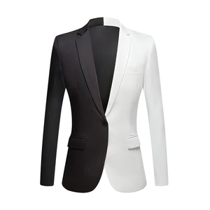 The Geoffrey Splice Slim Fit Blazer Suit Jacket Shop5798684 Store 2XL 