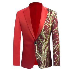 The Meridian Slim Fit Blazer Suit Jacket - Crimson Shop5798684 Store XS 