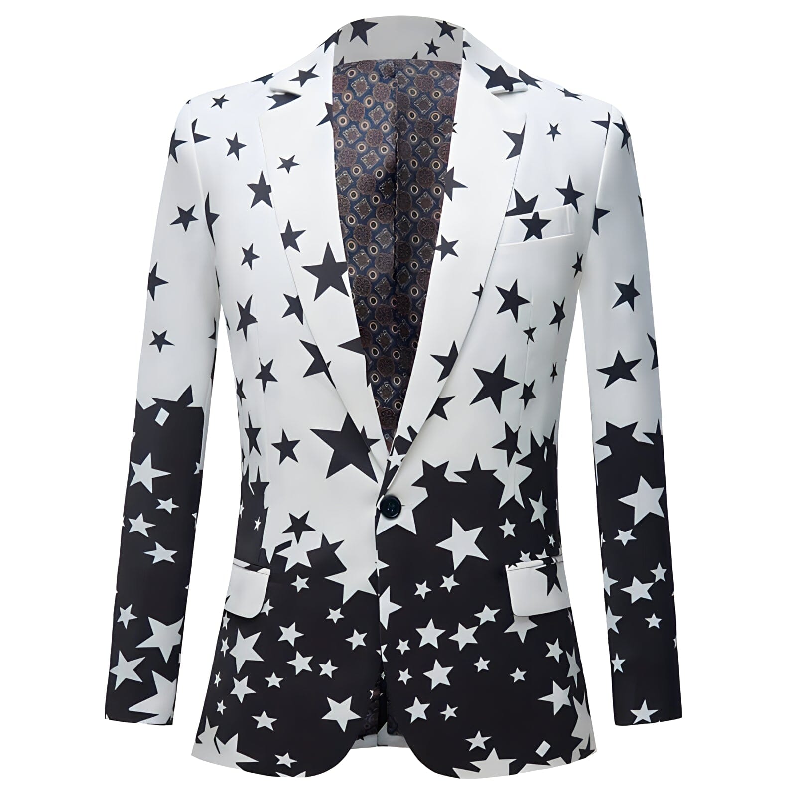 The Galileo Slim Fit Blazer Suit Jacket - White William // David XXS 