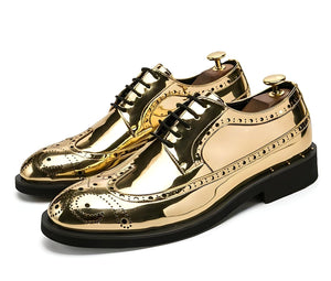 The Manchester Patent Leather Oxford Dress Shoes - Multiple Colors Shop5798684 Store Gold US 7 / EU 39 