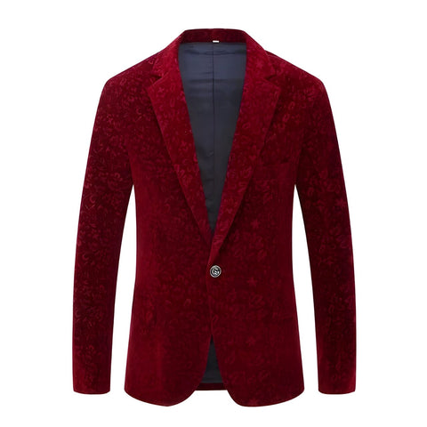 The Rosemary Velvet Slim Fit Blazer Suit Jacket Shop5798684 Store S 