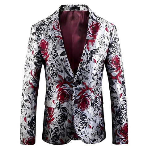 The Vega Slim Fit Blazer Suit Jacket - Ruby Shop5798684 Store M 