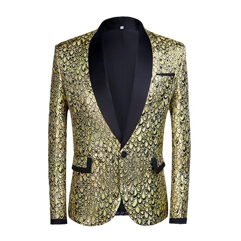 The Riccardo Slim Fit Blazer Suit Jacket - Canary Yellow Shop5798684 Store XS 