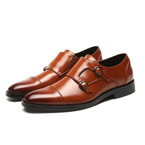 The Darion Monk Strap Dress Shoes - Multiple Colors WD Styles 