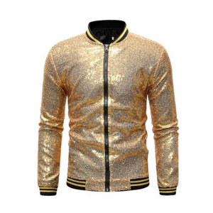 The "Crystal" Slim Fit Bomber Jacket - Multiple Colors William // David Gold S 