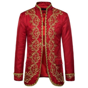 The "Normand" Mandarin Collar Jacket - Ruby William // David as shown 2 S China