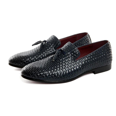 The "Charleston" Woven Penny Loafers - Multiple Colors William // David 