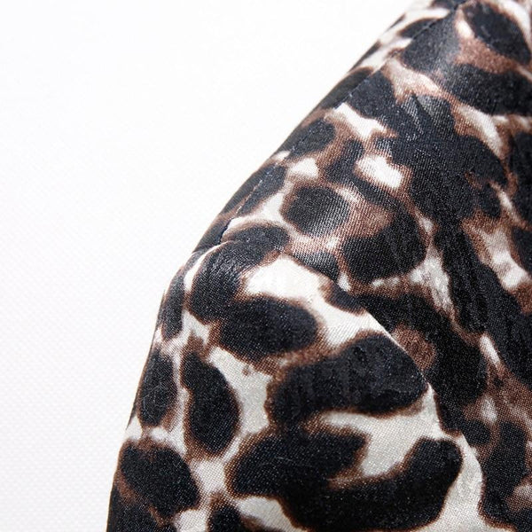 The "Leopard" Slim Fit Blazer Suit Jacket PYJTRL Official Store 