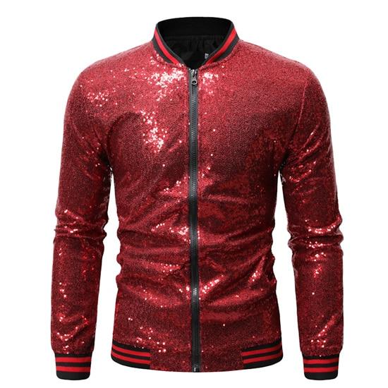 The "Crystal" Slim Fit Bomber Jacket - Multiple Colors William // David Red S 