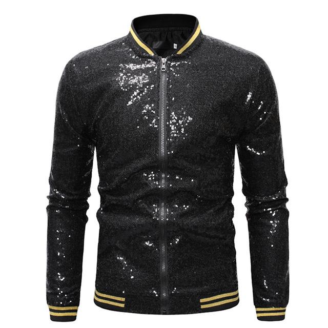 The "Crystal" Slim Fit Bomber Jacket - Multiple Colors William // David Black S 